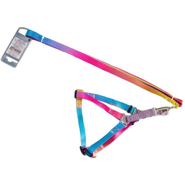 

Шлейка+поводок для собак AnimAll panton 1 20/330-500/1800 мм