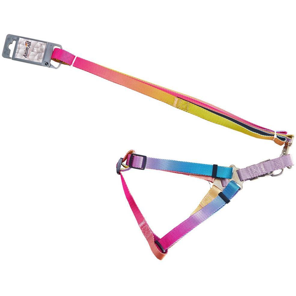 Шлея+повідець для собак AnimAll panton 1 25/420-520/1800 ммфото1