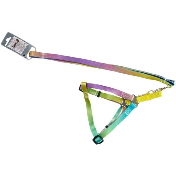 

Шлейка+поводок для собак AnimAll panton 2 15/300-400/1800 мм