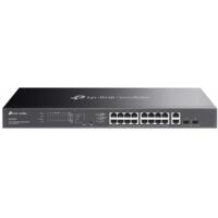 Коммутатор TP-LINK Switch ES220GMP 20xGE (16xPoE), 250Вт, 2xSFP, WebSmart (ES220GMP)