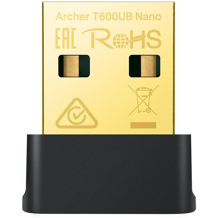 WiFi-адаптер TP-LINK Archer T600UB nano AC600, USB, BT4.2 (ARCHER-T600UB-NANO) фото 1