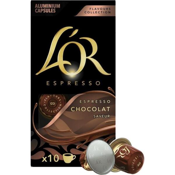 

Кофе L`OR капсулы Espresso Chocolat, 100% арабика, 10шт, Nespresso