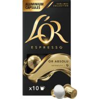 Кофе L`OR капсулы Espresso Or Absolu, 100% арабика, 10шт, Nespresso