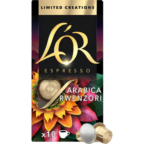 Кофе L`OR капсулы Espresso Arabica Rwenzori Uganda Limited Creations, 100% арабика, 10шт, Nespresso