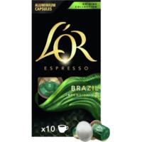 Кофе L`OR капсулы Espresso Brazil Origins Collection, 100% арабика, 10шт, Nespresso