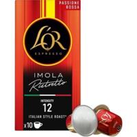 Кофе L`OR капсулы Rossa Imola Ristretto, 100% арабика, 10шт, Nespresso