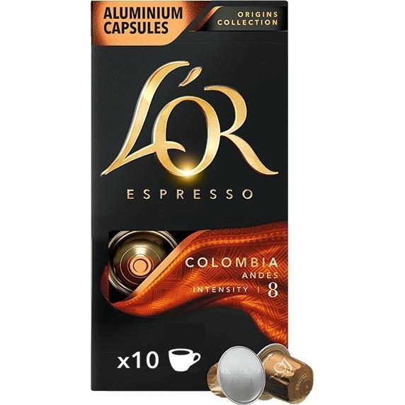 Кофе L`OR капсулы Espresso Colombia, 100% арабика, 10шт, Nespresso фото 1