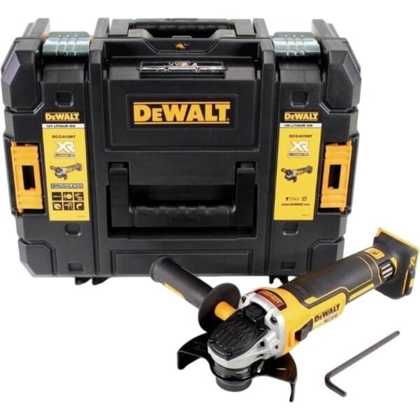 

Шлифмашина угловая аккумуляторная DeWalt бесщеточная 18B (без АКБ и ЗУ), (DCG405NT)