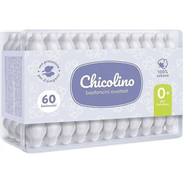 Детские ватные палочки Chicolino 60 шт