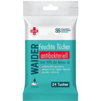 Вологі серветки Waider антибактеріальні 24 шт
