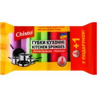 Губка кухонна Chisto Профільована 3+1 шт