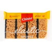 Губка кухонна Chisto Elastic 4 шт