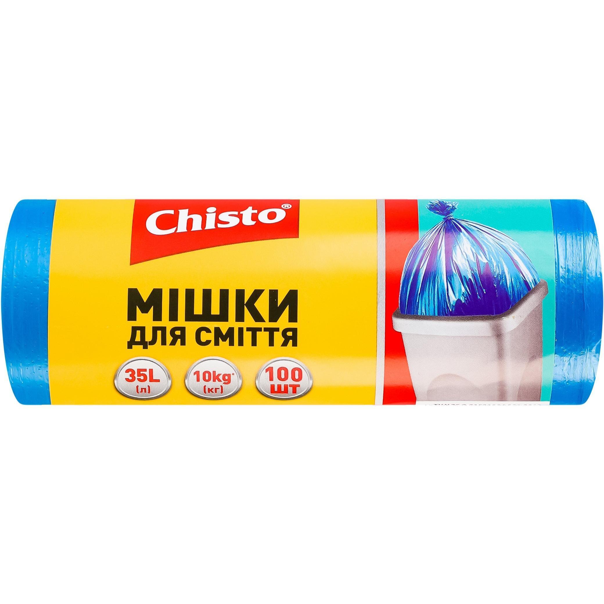 Пакеты для мусора Chisto 35 л 100 шт фото 1
