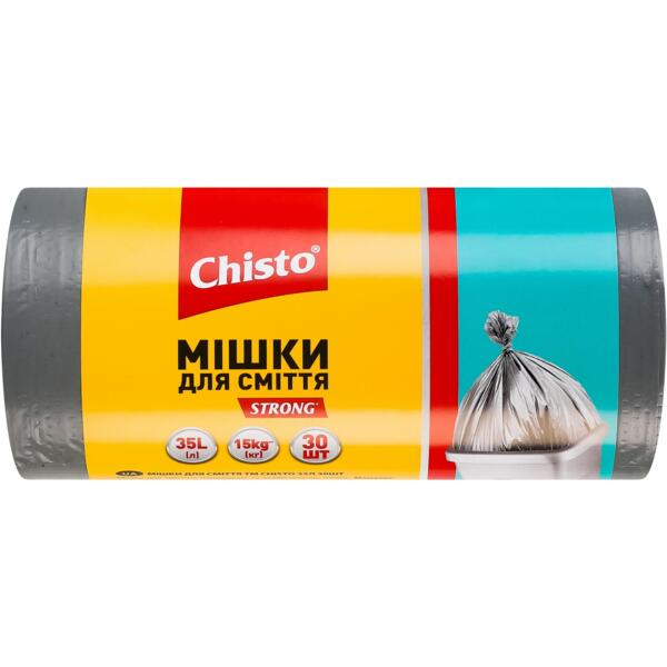 Пакеты для мусора Chisto strong 35 л 30 шт
