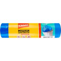 Пакеты для мусора Chisto strong с затяжками 35 л 15 шт