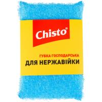 Губка-скребок для нержавійки Chisto 1 шт