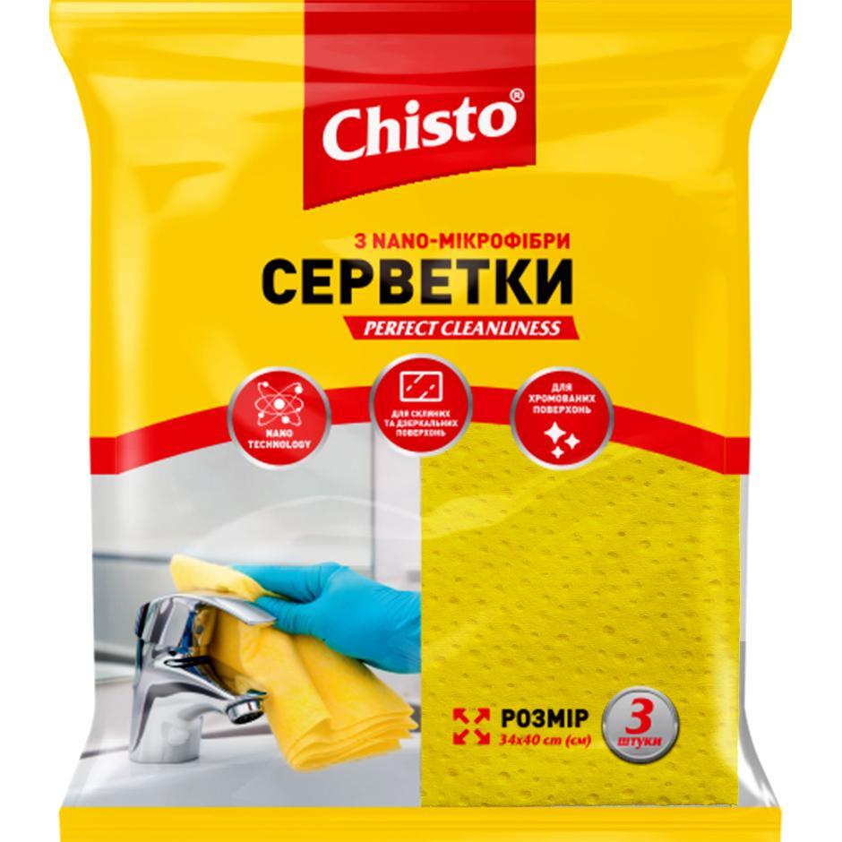 Салфетки из нано-микрофибры Chisto 3 шт фото 1