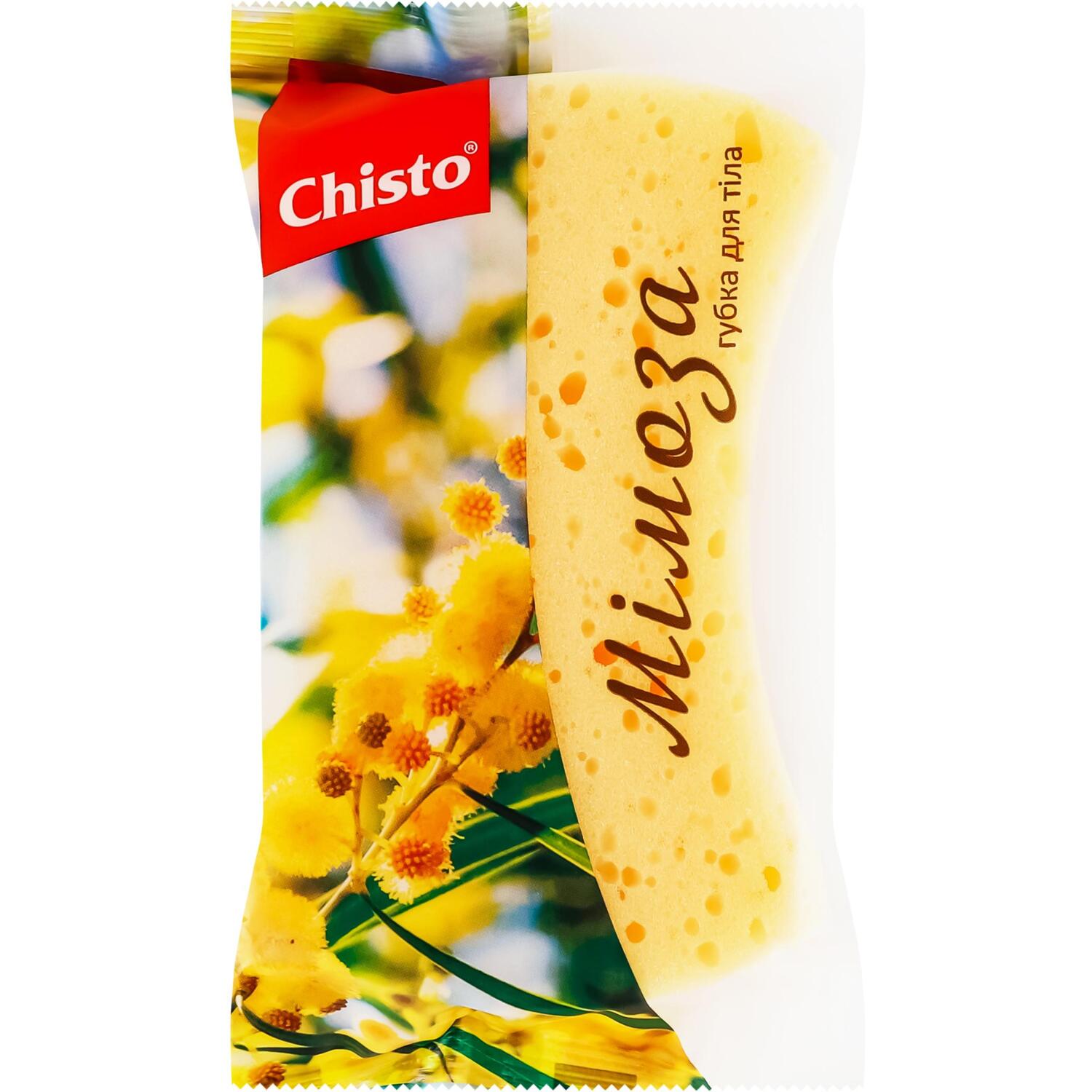 Губка банна Chisto Мімозафото