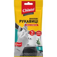 Перчатки виниловые Chisto размер S 1 пара