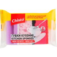 Губка кухонна Chisto mini Асорті 3 шт