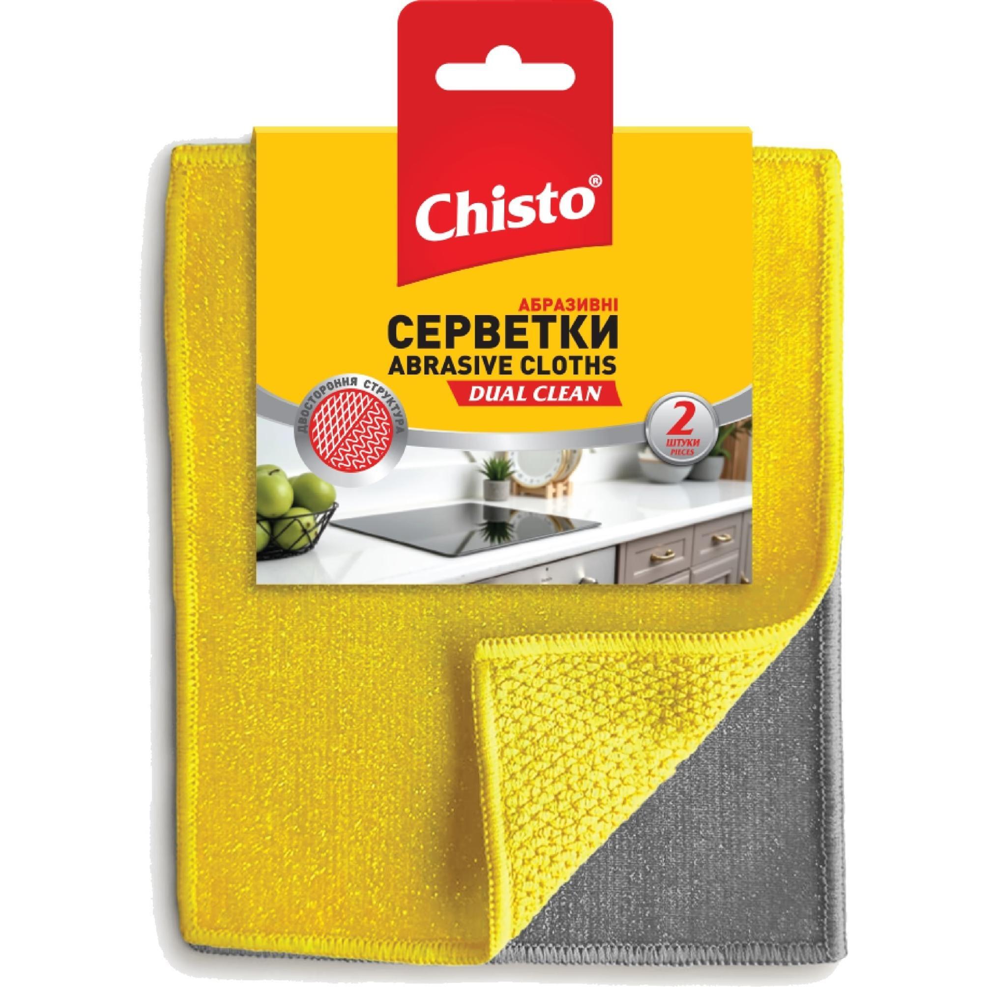 Салфетки абразивные Chisto Dual Clean 2 шт фото 1