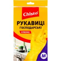 Рукавички латексні Chisto Strong M 1 пара