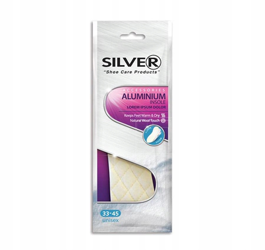 Устілки зимові Silver з алюмінієвою фольгою та вовною фото1