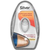 Губка-блиск для взуття Silver з дозатором 6 мл натуральна