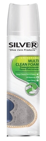 

Пена-очиститель Silver для всех видов кожи и текстиля 150 мл.