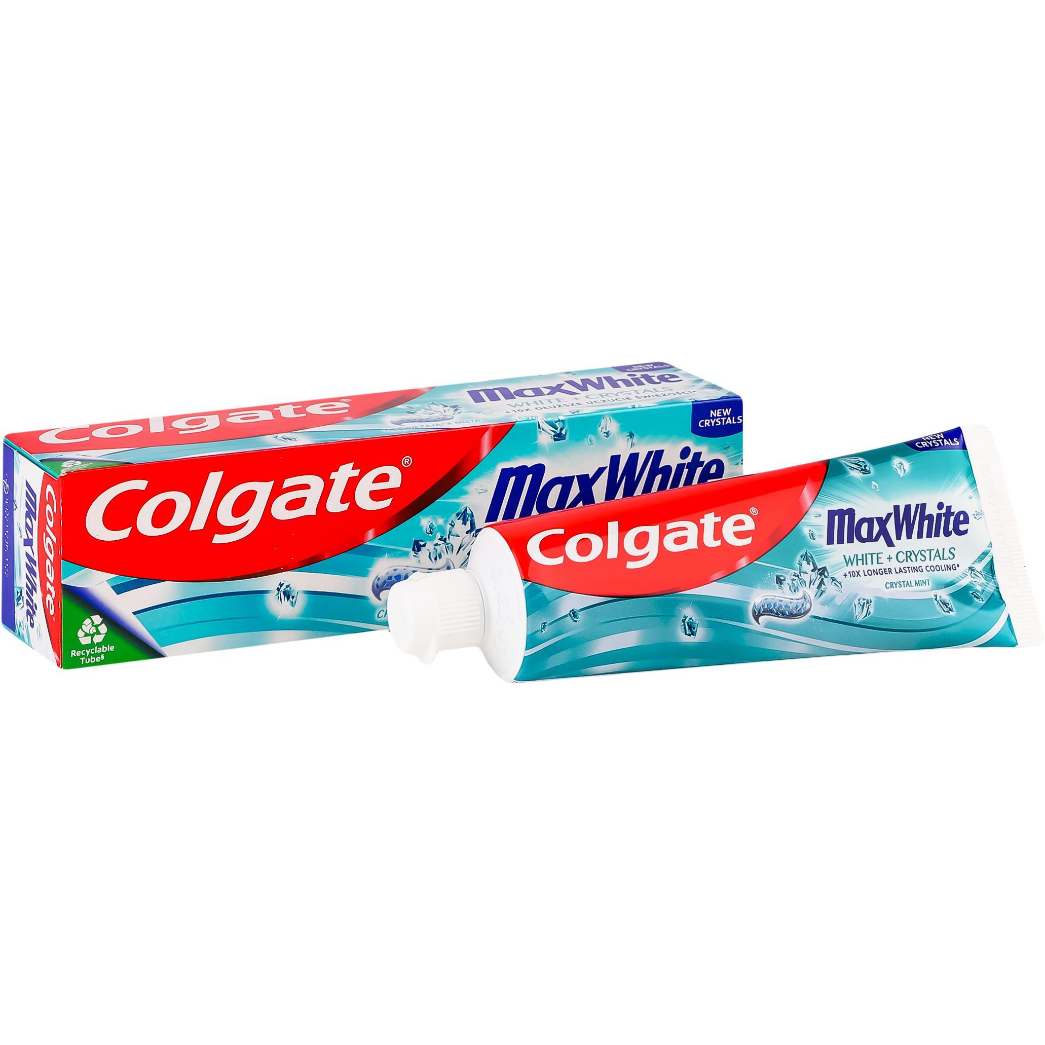 Зубная паста Colgate Max White White Crystals 75 мл фото 1