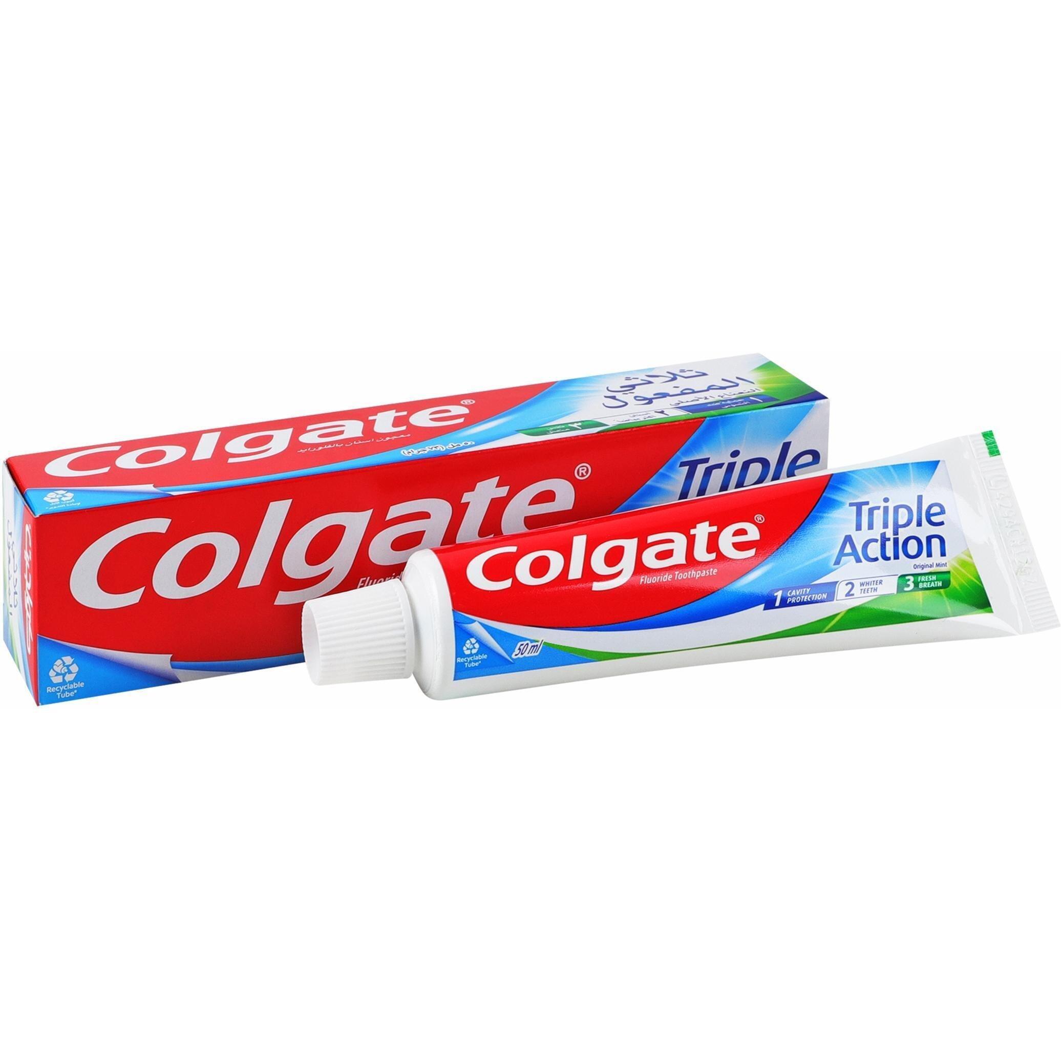 Зубная паста Colgate Тройное действие 50 мл фото 1
