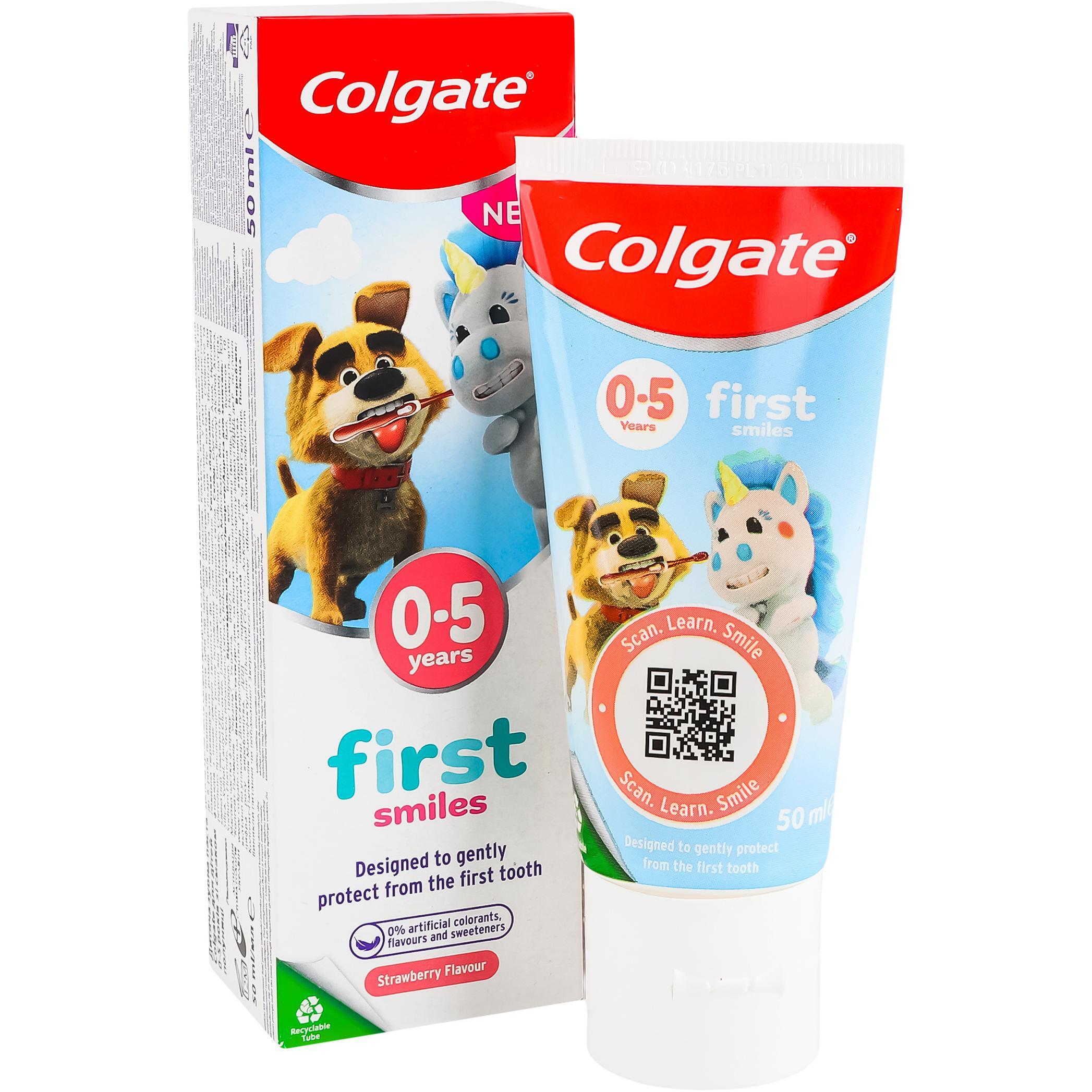 Зубная паста детская Colgate 0-5 лет 50 мл фото 1