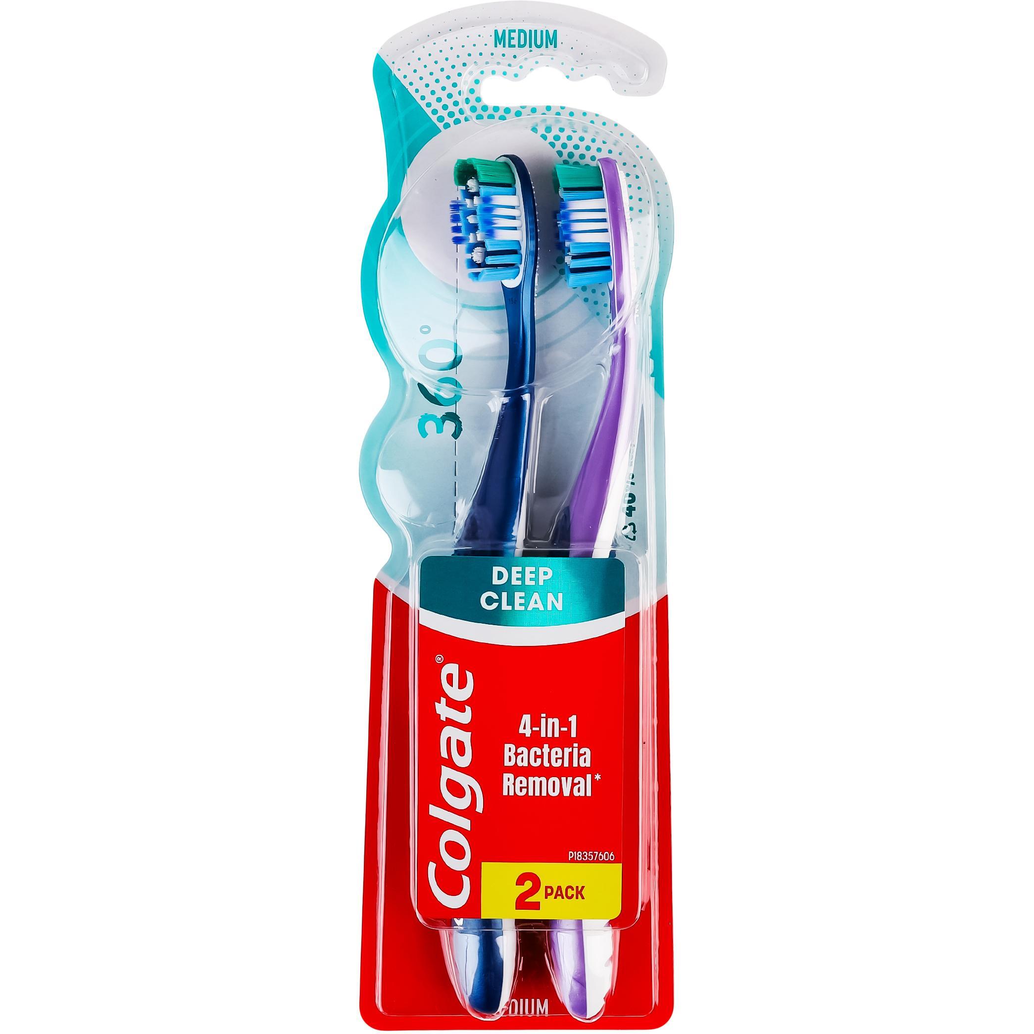 Зубна щітка Colgate 360 Суперчистота всієї ротової порожнини 2 штукифото1