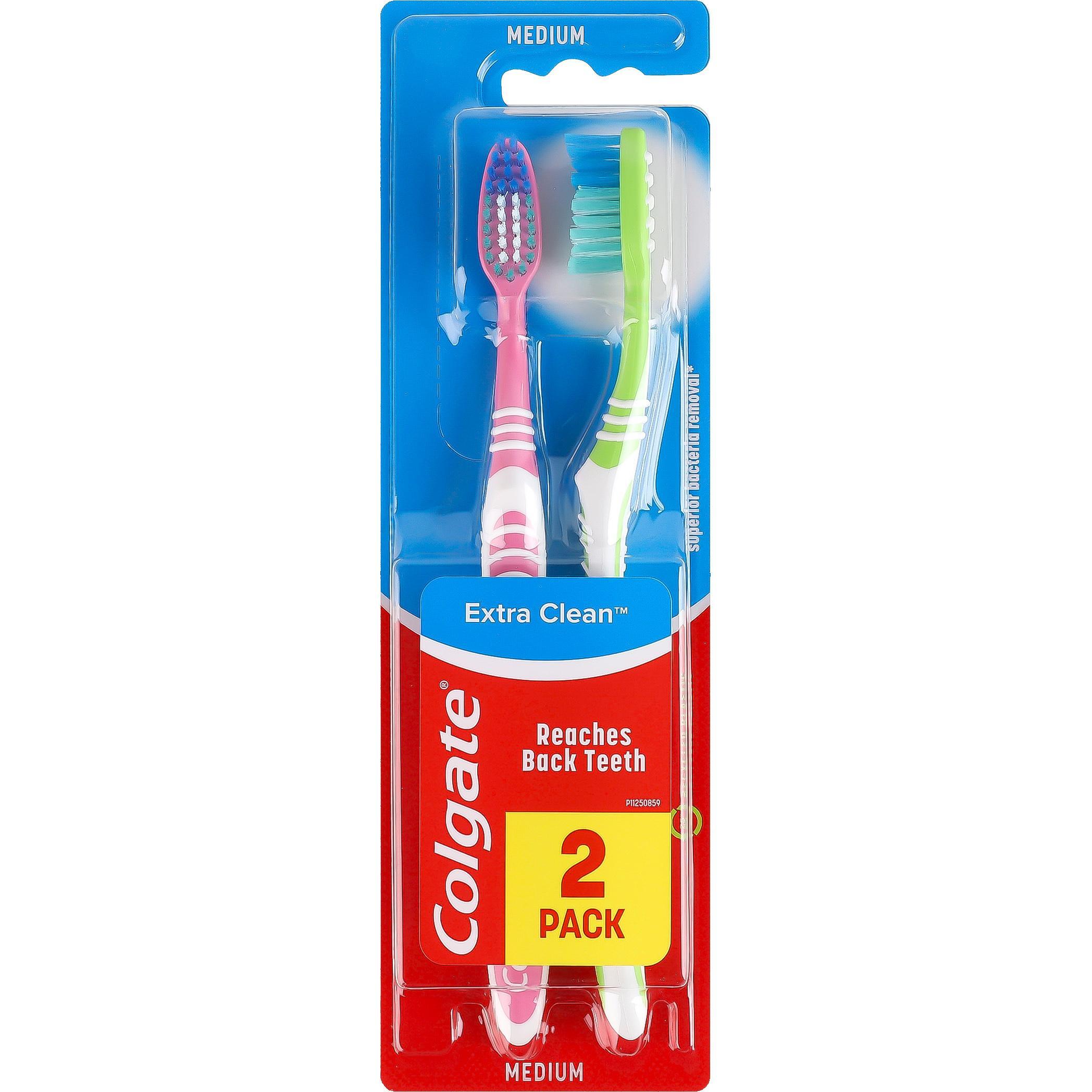 Зубная щетка Colgate Эксперт чистоты 1+1 средняя жесткость фото 1