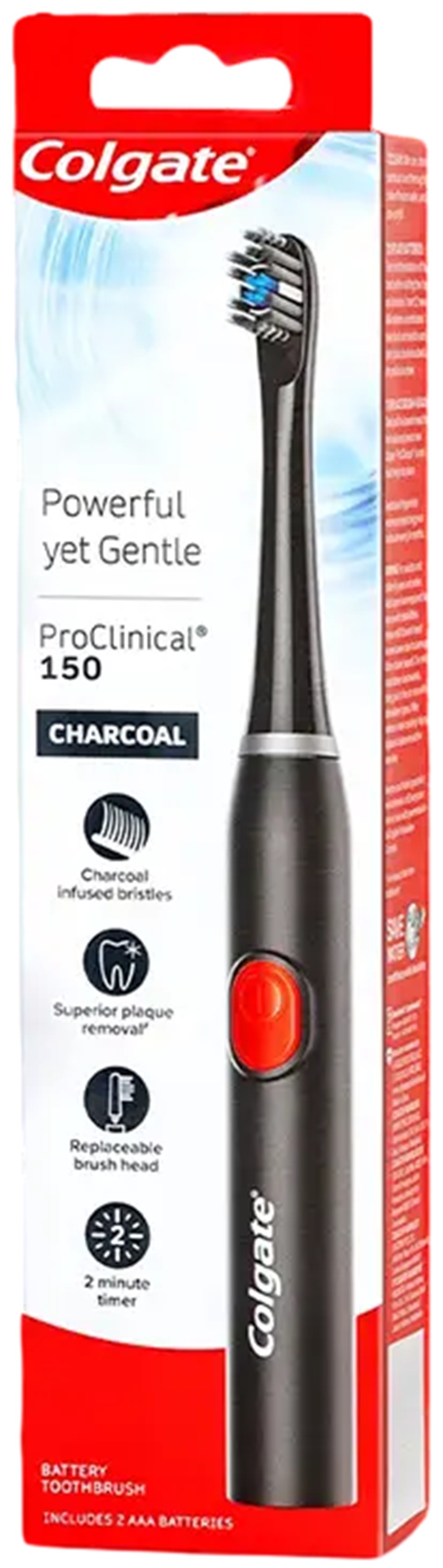 Зубна щітка Colgate ProClinical 150 Charcoal Electric м'якафото1