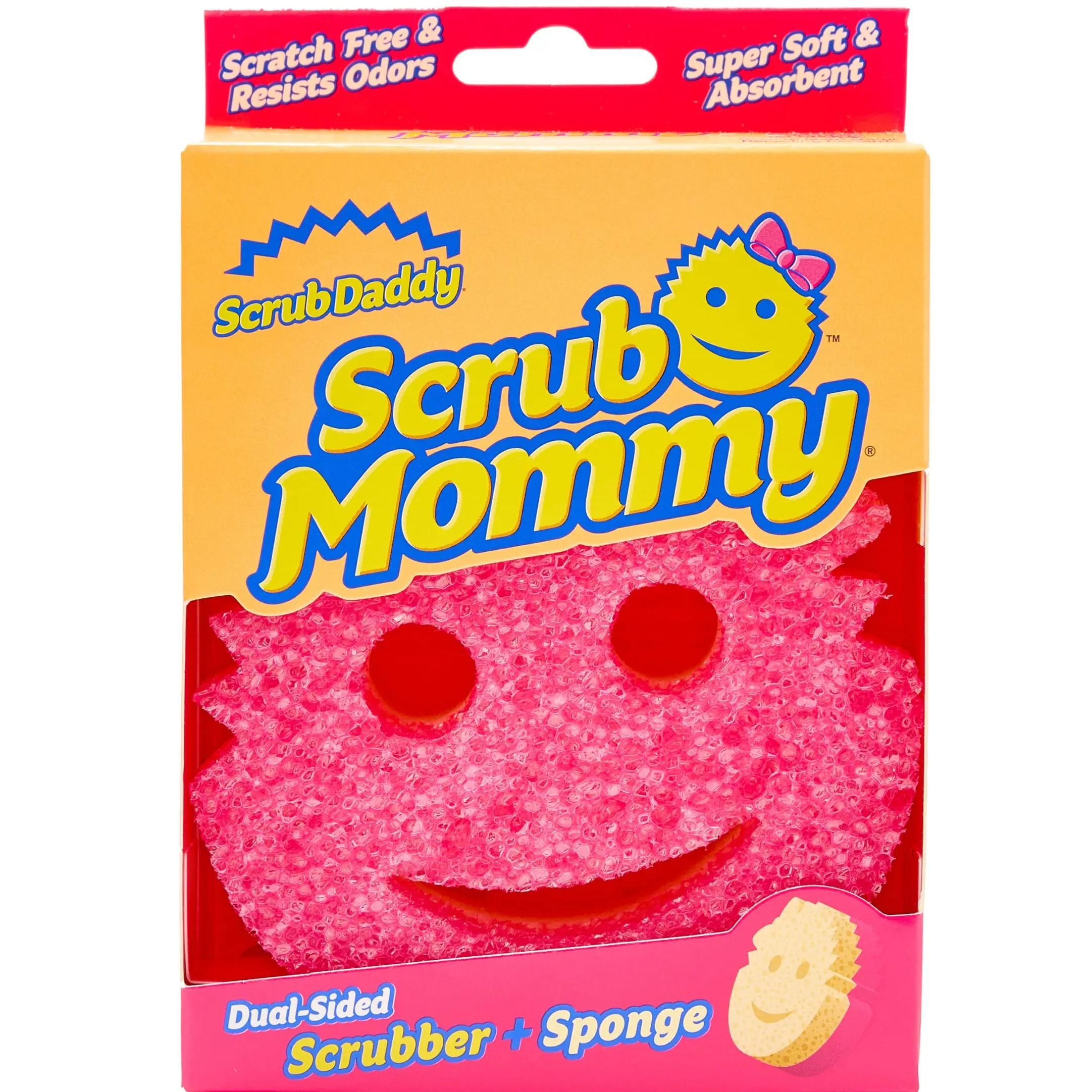 Губка кухонная Scrub Daddy Scrub Mommy розовая фото 1