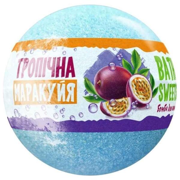 Бомбочка для ванны Aqua Shine Bath Sweets Тропическая маракуйя 100 г