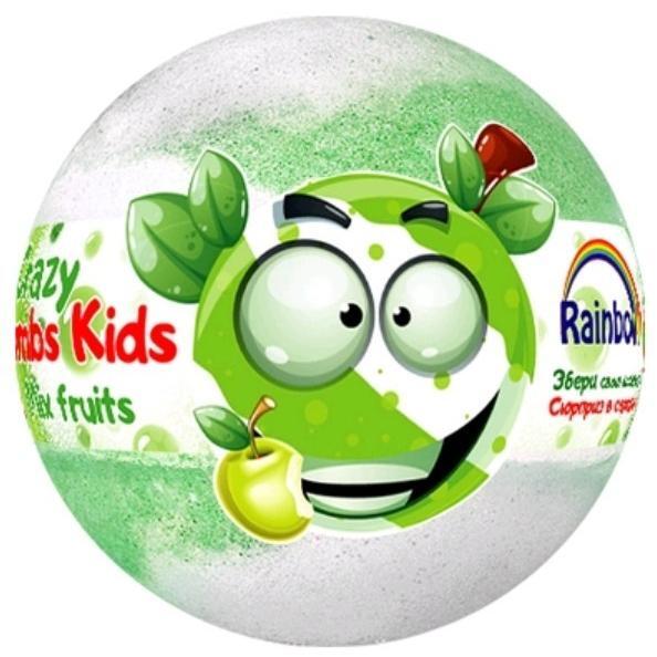 Бомбочка для ванны Aqua Shine Crazy Bombs Kids Фруктовый микс 100 г