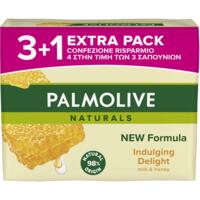 Мило Palmolive Naturals Молочко та Мед 4х90 г