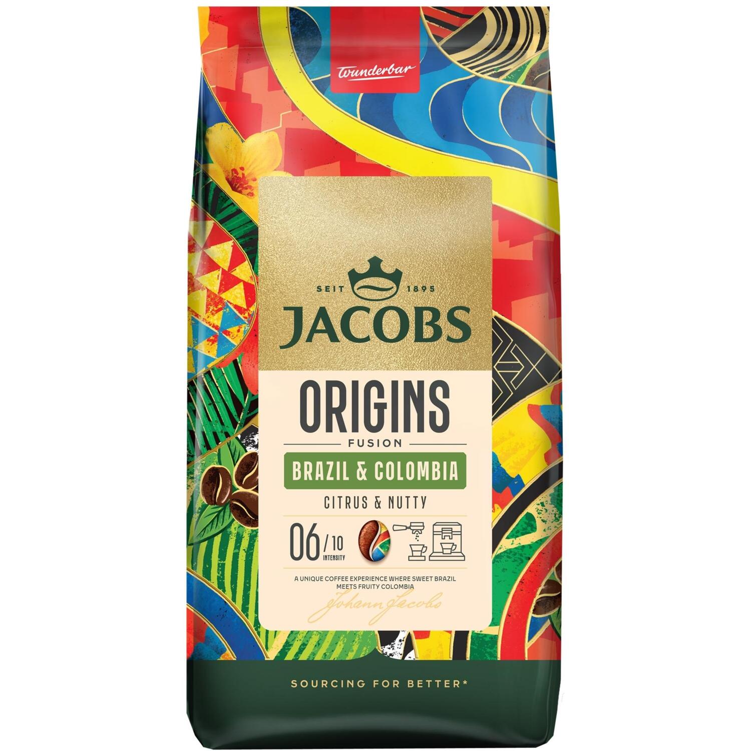 Кофе Jacobs зерна South America Blend, 1000гр, 100% арабика фото
