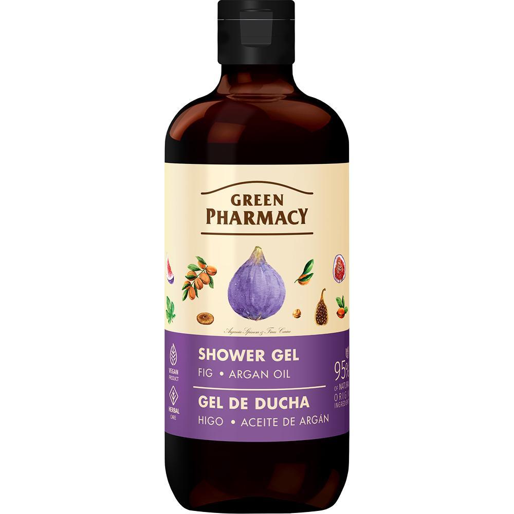 Гель для душа Green Pharmacy Инжир и аргановое масло 500 мл фото 1