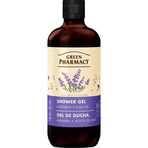 Гель для душа Green Pharmacy Лаванда и льняное масло 500 мл
