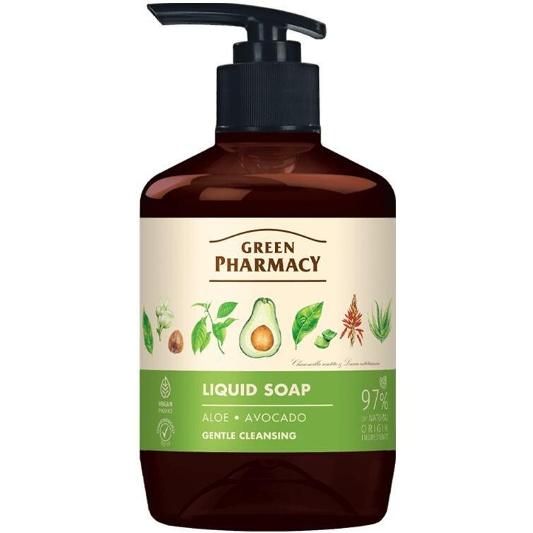 Жидкое мыло Green Pharmacy Алоэ и авокадо 460 мл фото 1