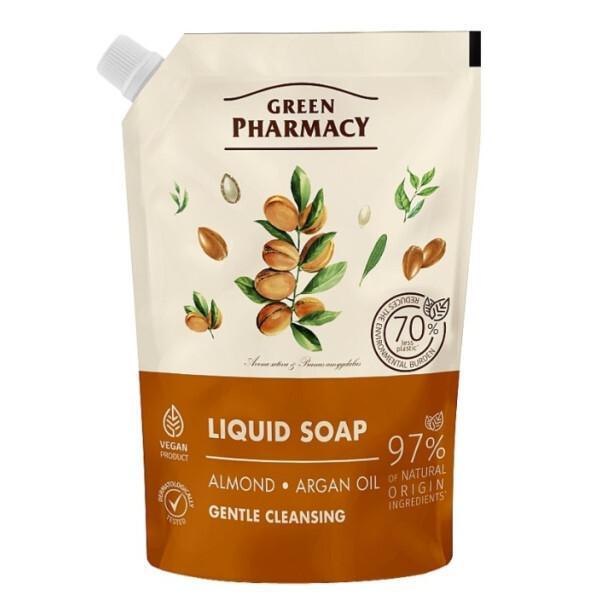 

Жидкое мыло Green Pharmacy Миндаль и аргановое масло дой-пак 460 мл