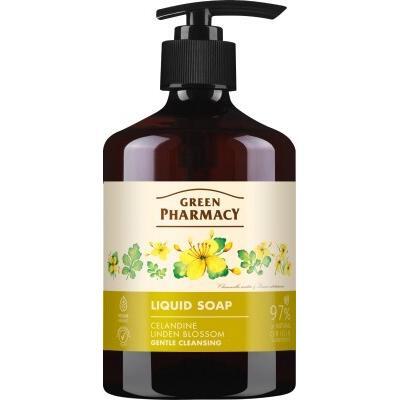 Жидкое мыло Green Pharmacy Чистотел и липа 460 мл