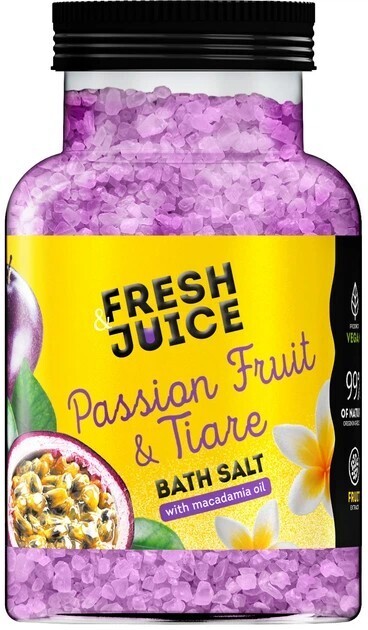 Соль для ванн Fresh Juice Passion Fruit & Tiare 700 г фото1