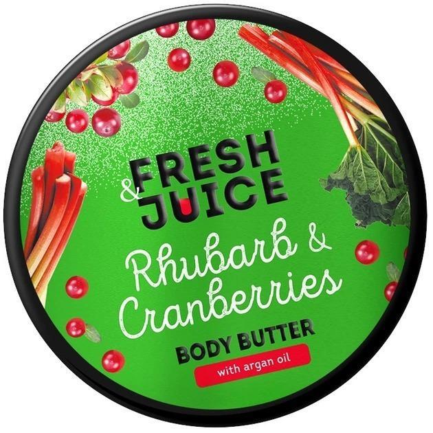 Масло для тела Fresh Juice Rhubarb & Cranberries 200 мл фото 1