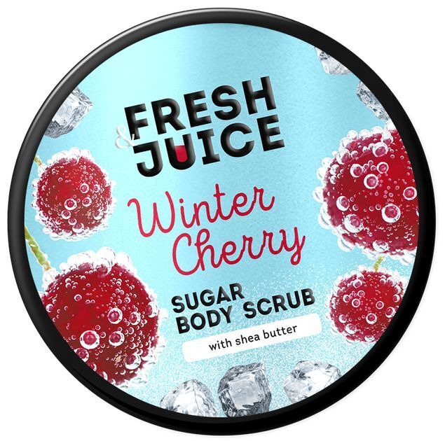 Сахарный скраб для тела Fresh Juice Winter Cherry 200 мл фото1