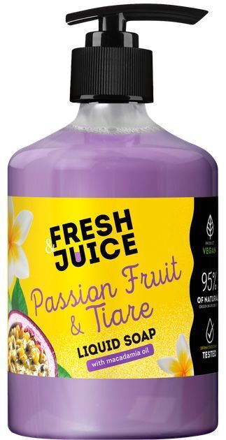 Рідке мило Fresh Juice Passion Fruit & Tiare 460 мл фото1