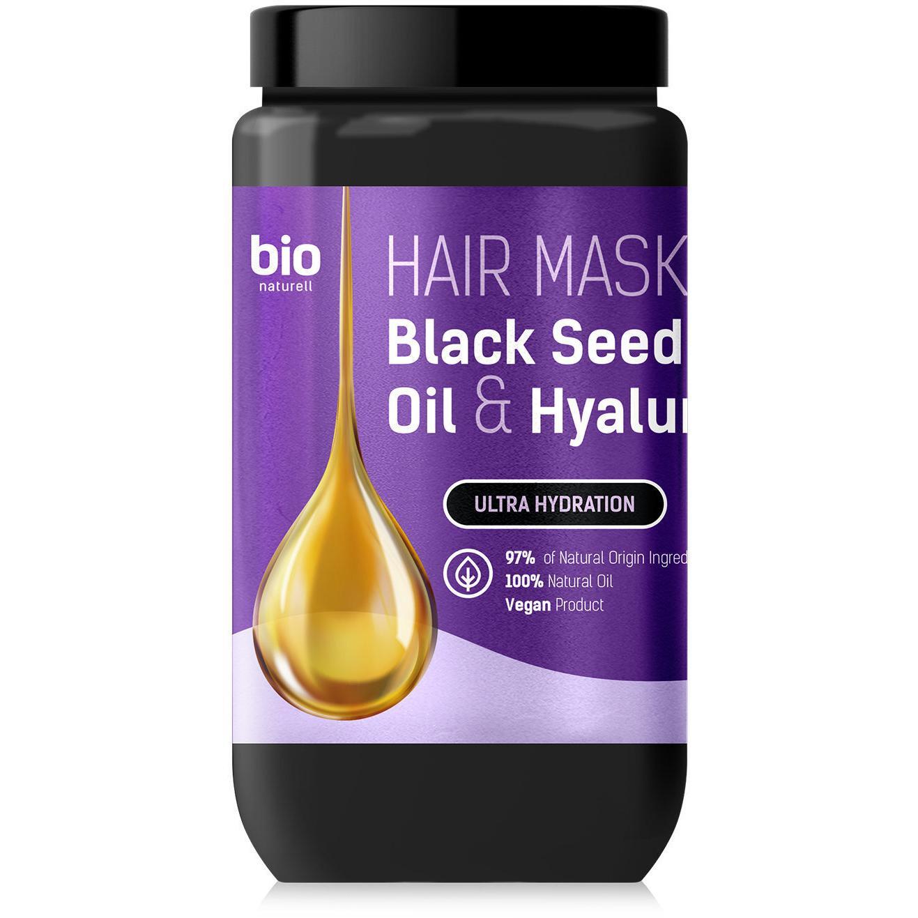 Маска для волосся Bio Naturell Black Seed Oil & Hyaluronic Acid 946 млфото